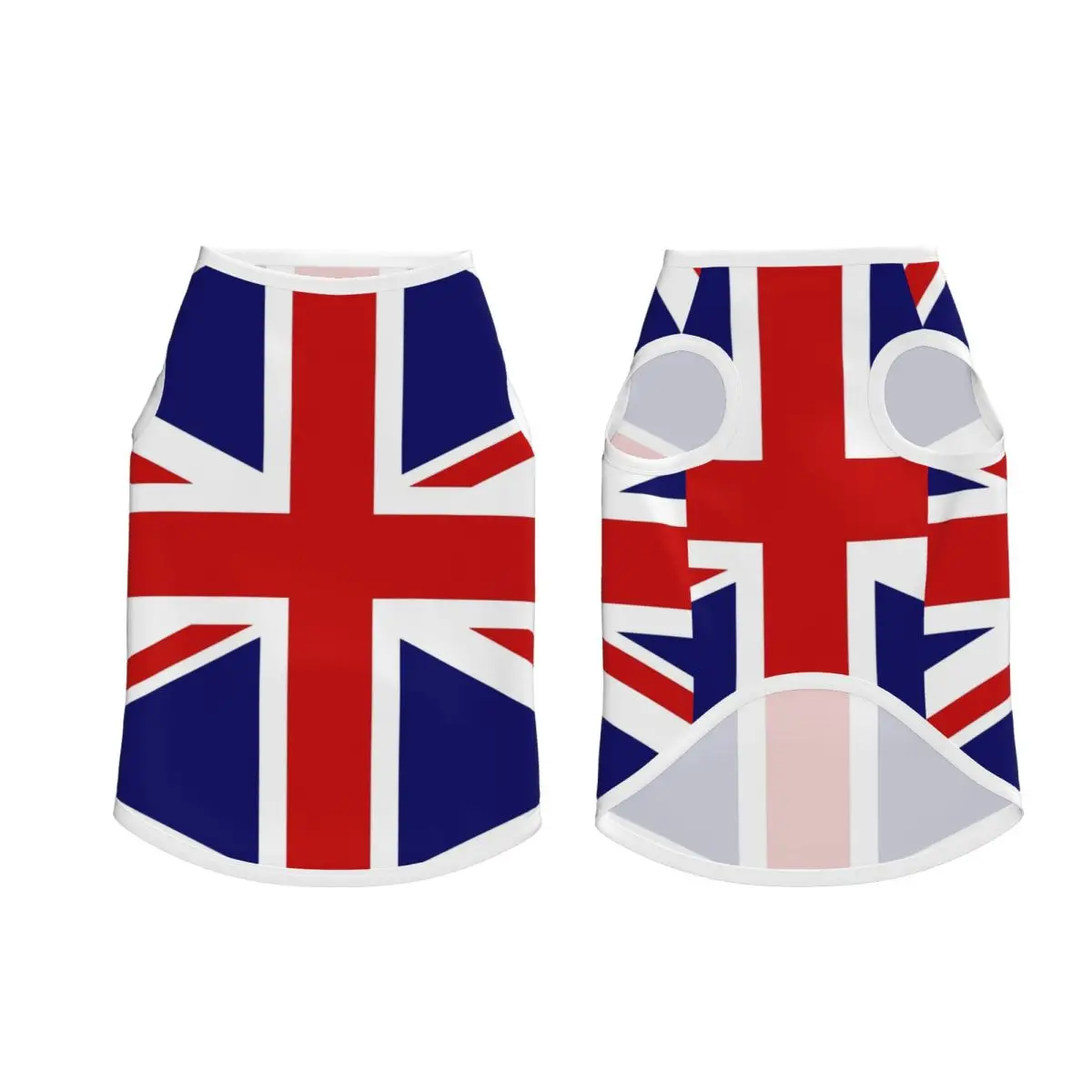 Personalized British Flag Dogs Clothes Breathable Soft Pet Vest Large Dog Jacket Pet Accessories - Image 2