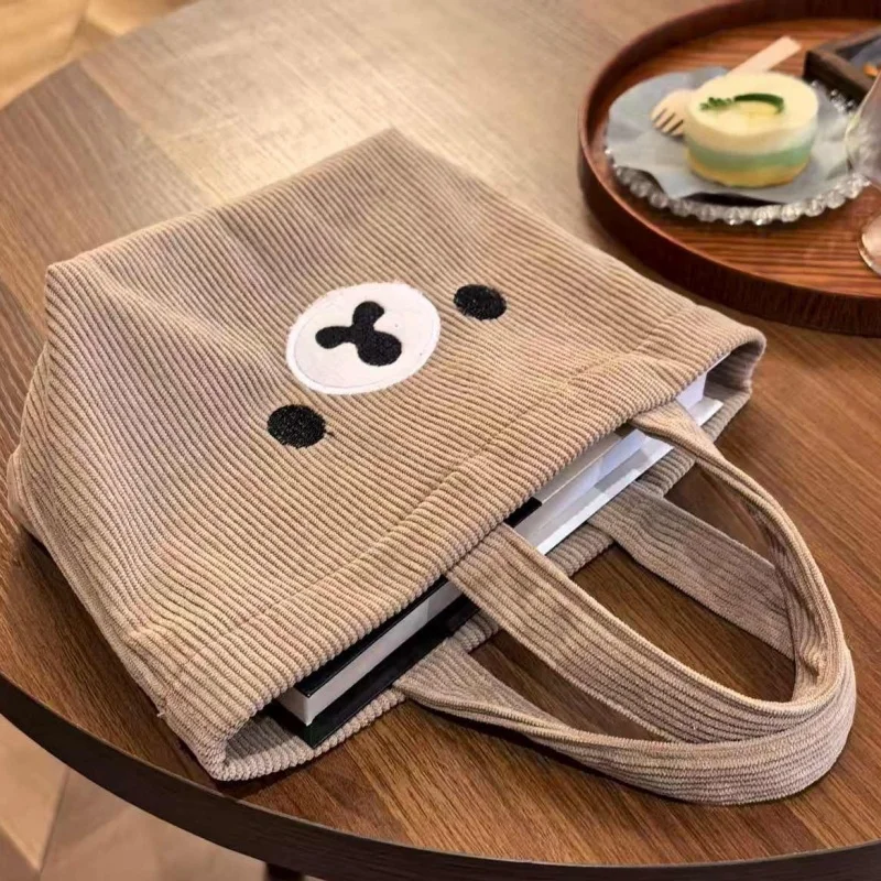 

Cute Bear Hand in Hand Handbag Versatile Practical Commuting Easy Bear Handbag Large Capacity High Beauty Handbag Gifts Girls