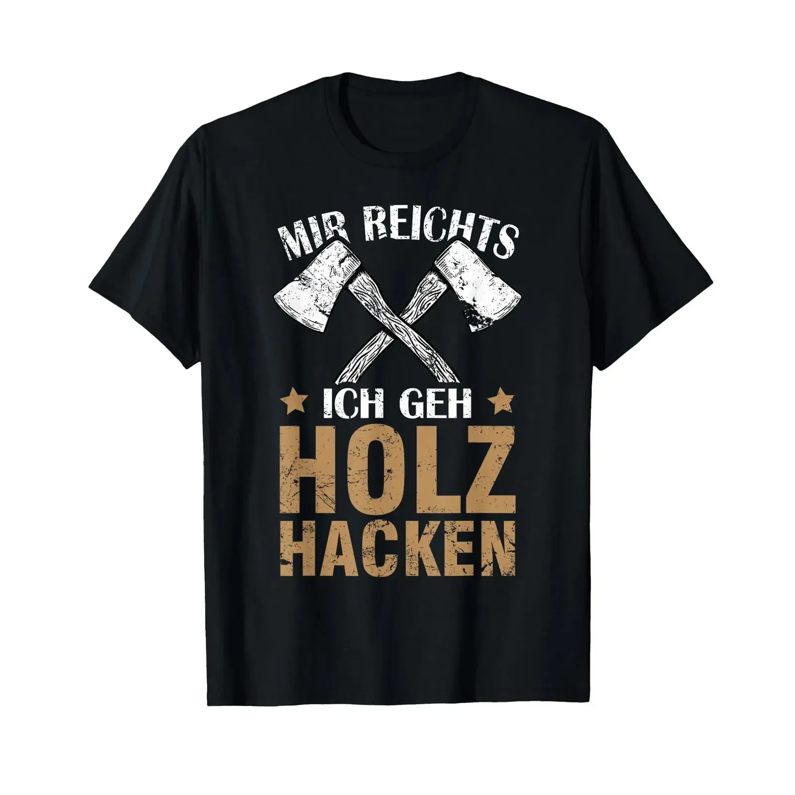 Mir Reichts Ich Geh Holz Hacken Lumberjack T Shirt vintage Washed Comfortable Stretched Versatile Soft fashion Stylish