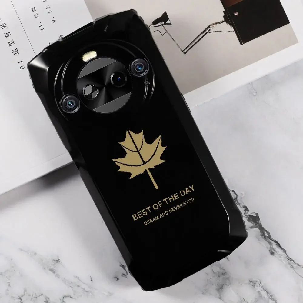 

Auroras For Blackview BL9000 Pro Cover Luxury Maple Leaf Silicone TPU Soft Case For Pro BL9000 Blackview BL9000pro Shell