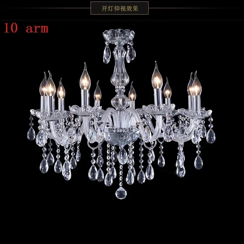 LED K9 Modern Ceiling Lustre Crystal Chandeliers Lustres De Cristal Chandelier AC110V/220V Ceiling Fixture Indoor Pendant Lamp