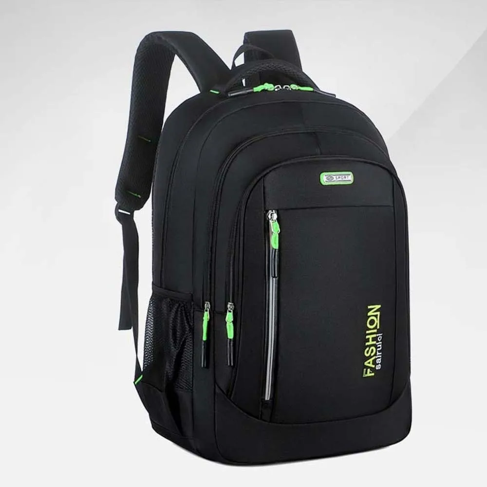 Zaino per studenti in tessuto Oxford, antispruzzo, prevenzione dei graffi in acqua, borsa da scuola di grande capacità, tessuto fisso in poliestere