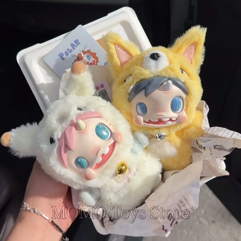 متوفر في المخزون سلسلة مجموعة Pop Mart Polar-Monster Baby Paula Monster Collection لعبة عصرية هدية عيد ميلاد دمية قابلة للجمع #2