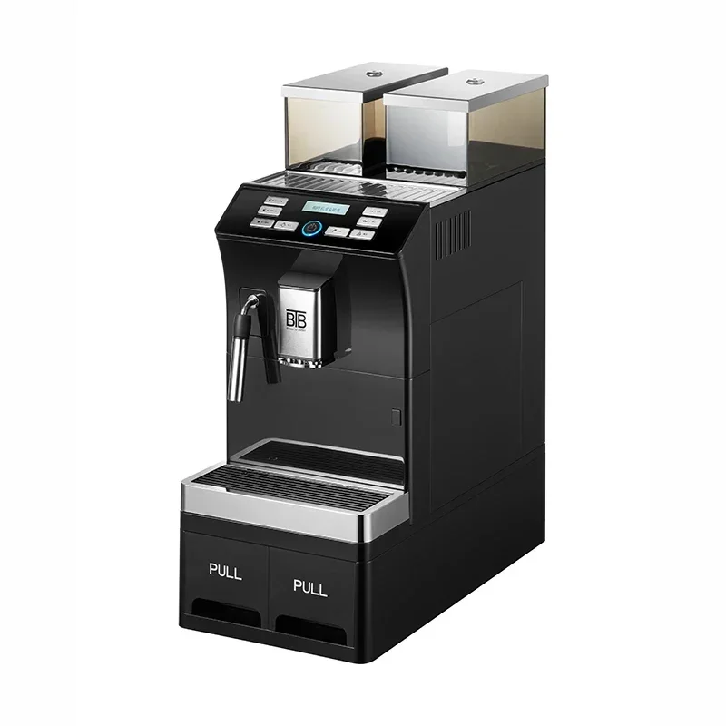

Freshly Ground Italian-style Espesso Machine 220V 50Hz Coffee Machine Commercial With Milk System Steamer Rod