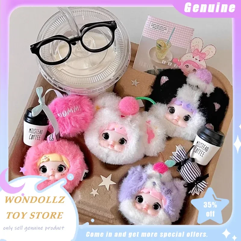 

In Stock Genuine Nommi 100% Sweetness Series Blind Box Kawaii Plush Doll Desktop Ornament Decor Bag Pendant Trendy Toy Girl Gift