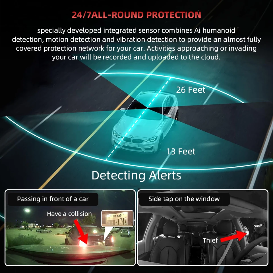 E-ACE 4G LTE Dash Cam connexion à distance boîte noire Support GPS conversation bidirectionnelle avertissement de Collision enregistreur vidéo de voiture à vue en direct à distance