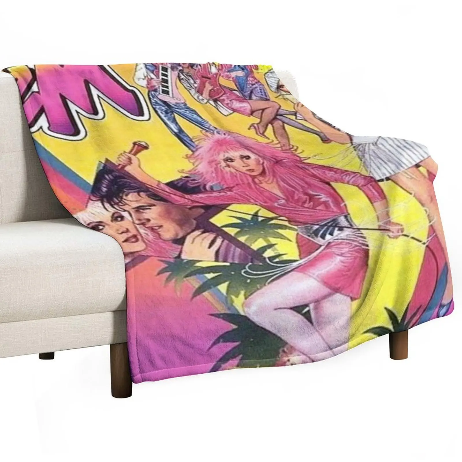 

Jem and the holograms Throw Blanket Extra Large Throw Bed Fashionable funny gift Sofa Blankets