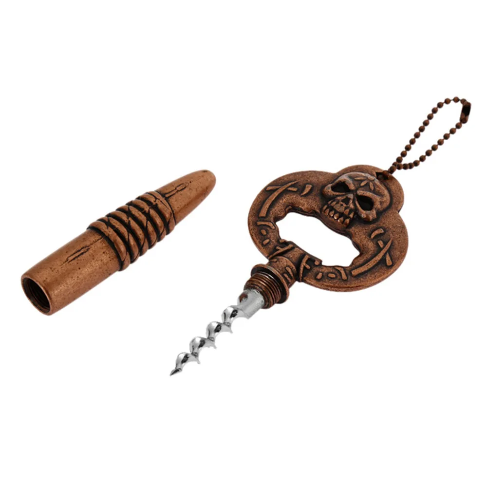 

Corkscrew Wine Opener 2 in 1 Bronze Classic Vintage Beer Bottle Opener Zinc Alloy Stainless Steel Wine Accessories