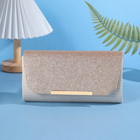 Luxury Vintage Popular Golden Shiny Sequin Flip Fine Flash Crossbody Hand Shoulder Wedding Clutch Bags Party Evening Bags