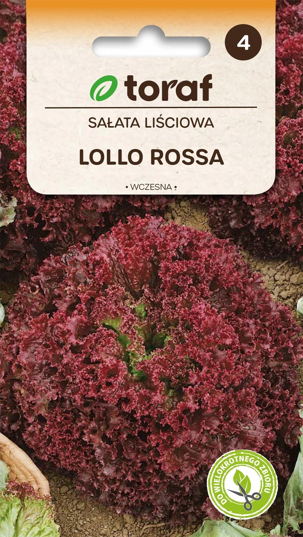 Groentezaden Bladsla karmozijnrood LOLLO ROSSA 1G Toraf 227