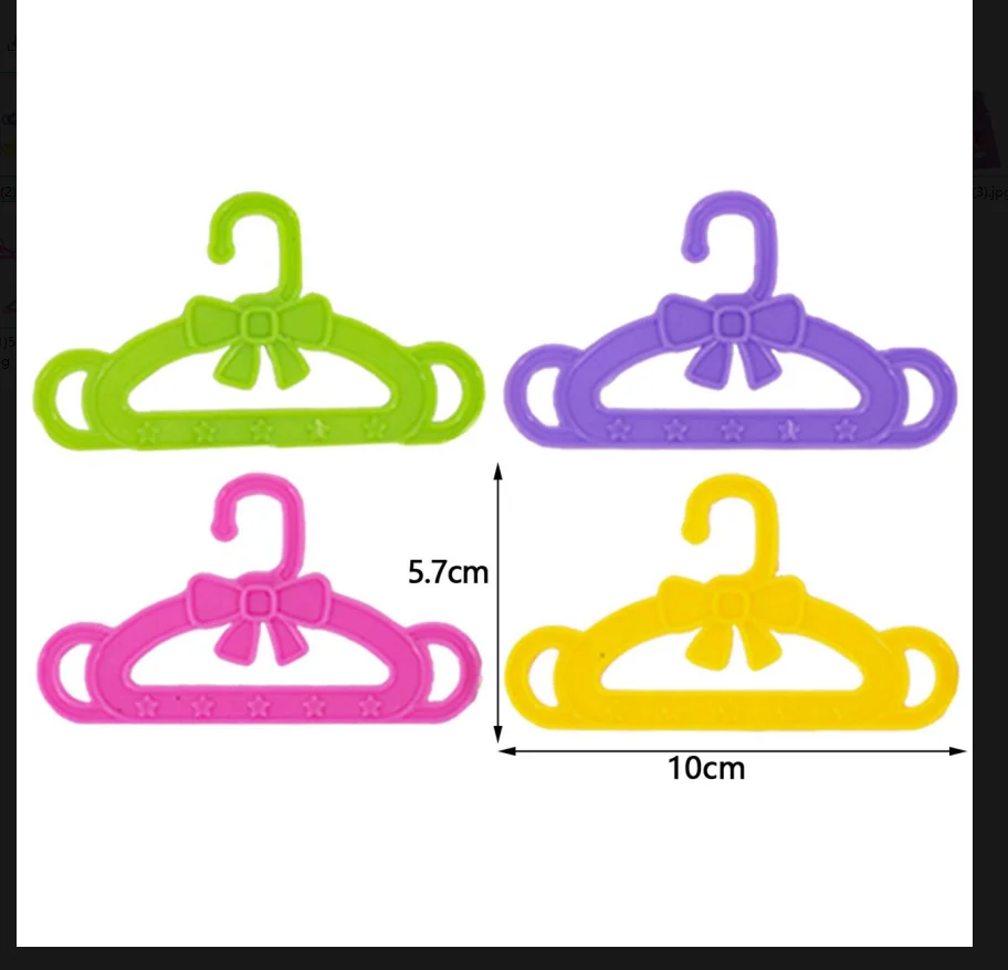 5 Pcs / Set Hanger Doll Accessories For 43 Cm Born Baby Clothes 42 Cm Nenuco 18 Inch American Doll Girl Toys Our Generation