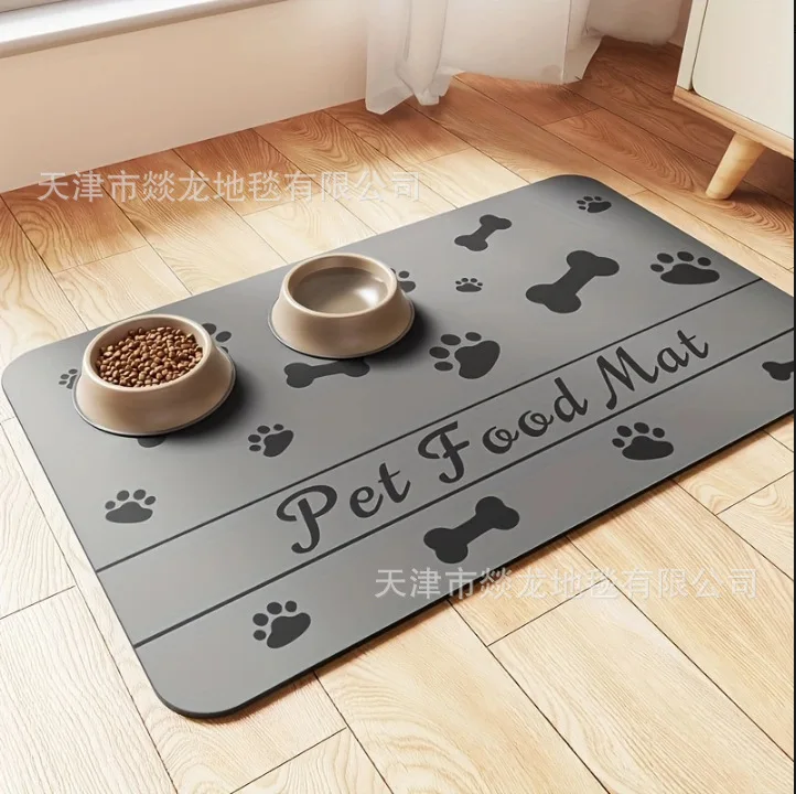Diatom mud floor mat bathroom floor mat gray system sink rubber non-slip floor mat bathroom door absorbent foot mat