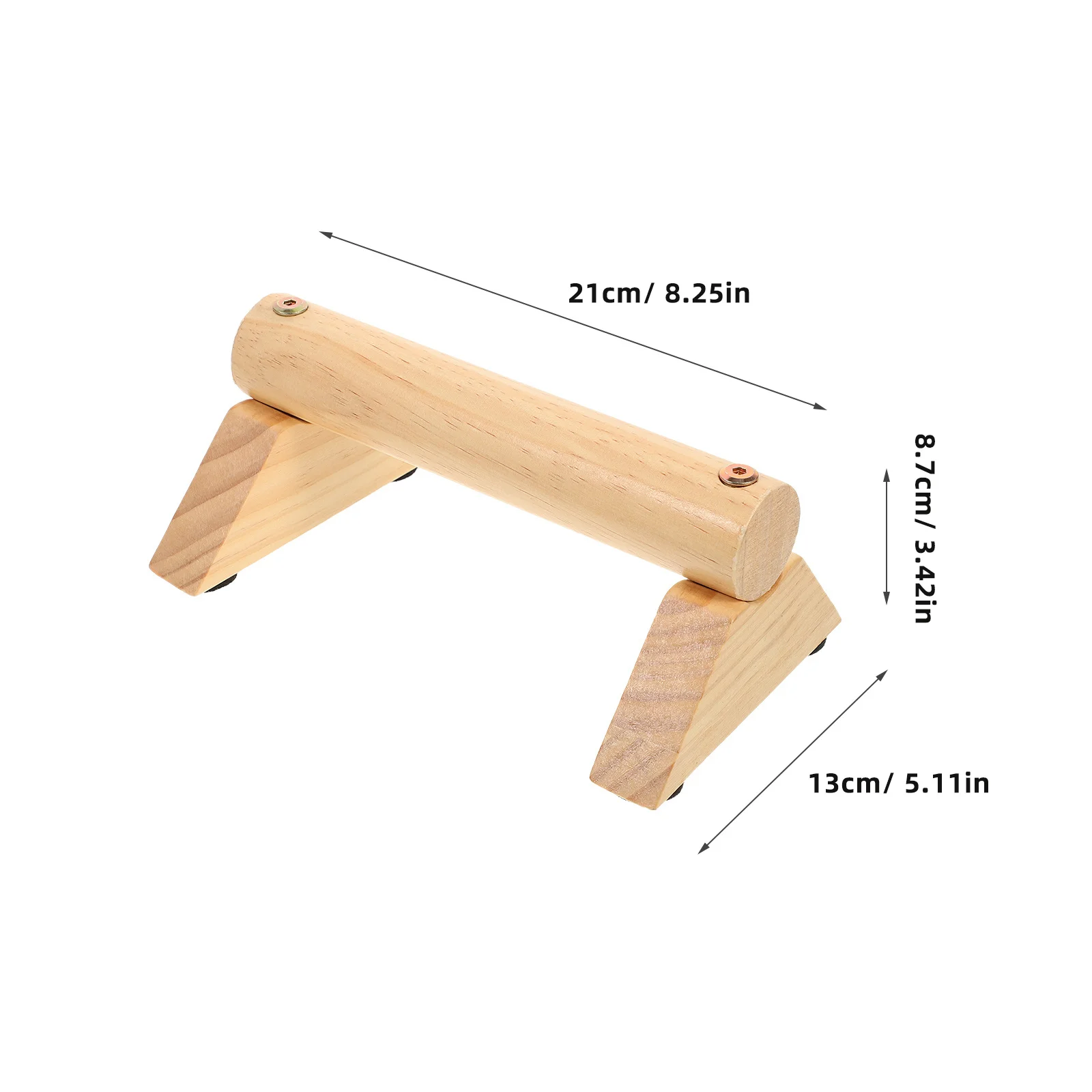 1 par de madera, equipo de ejercicio para el hogar, 21x13x8,7 CM, almohadillas antideslizantes, gimnasio en casa, entrenador, equipo de Fitness