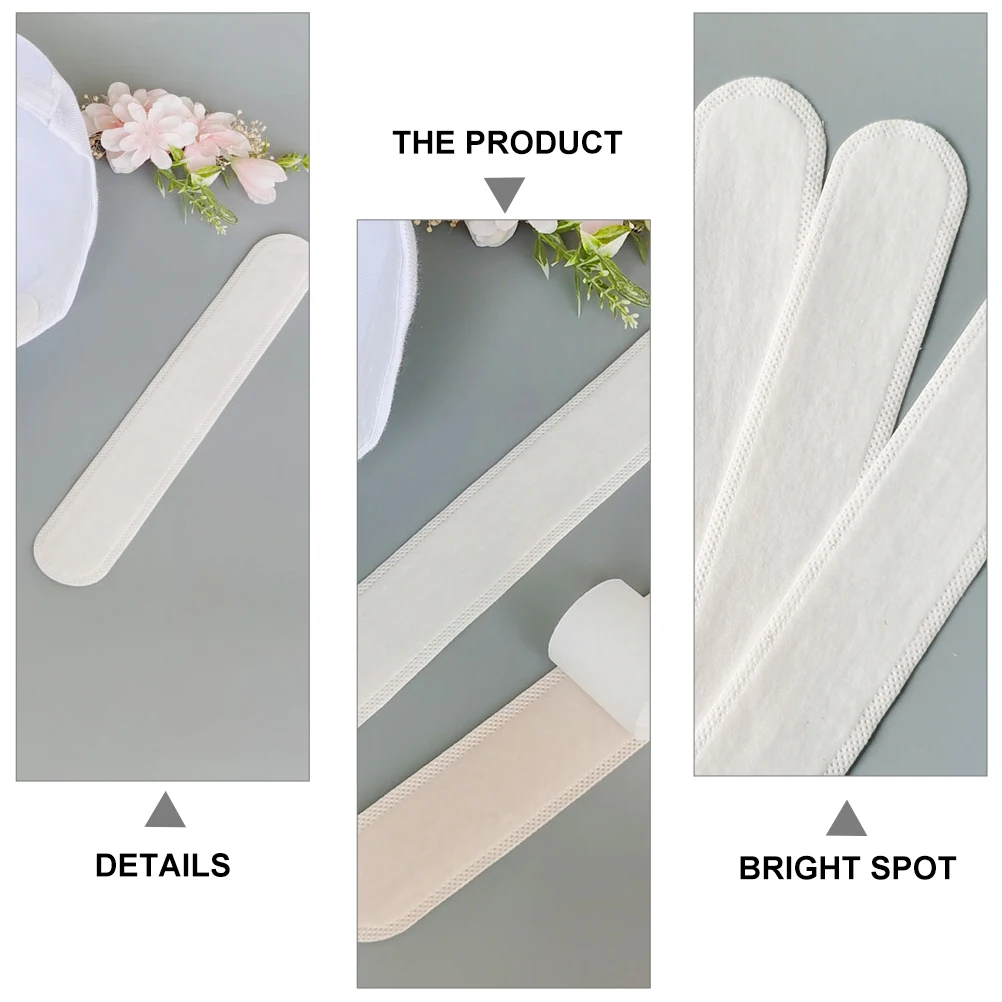 

20Pcs Sweat-Absorption Sticker for Hats Hat Accessories Breathable Quick-Dry Sweat Pad Reusable Comfortable Fit during Sports