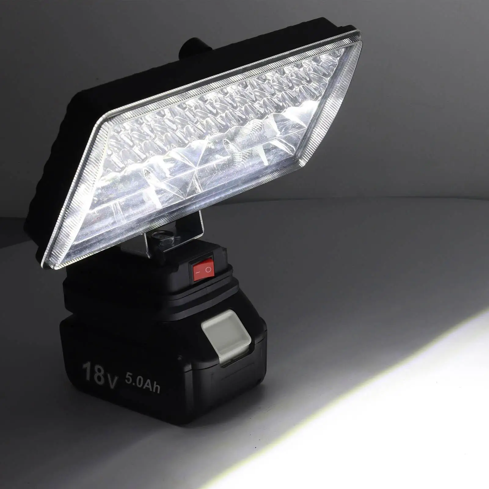 Lampada da lavoro a LED senza fili impermeabile da 6000LM - Lampada da campeggio ad alta luminosità per bl1430 /BL1440/BL1450