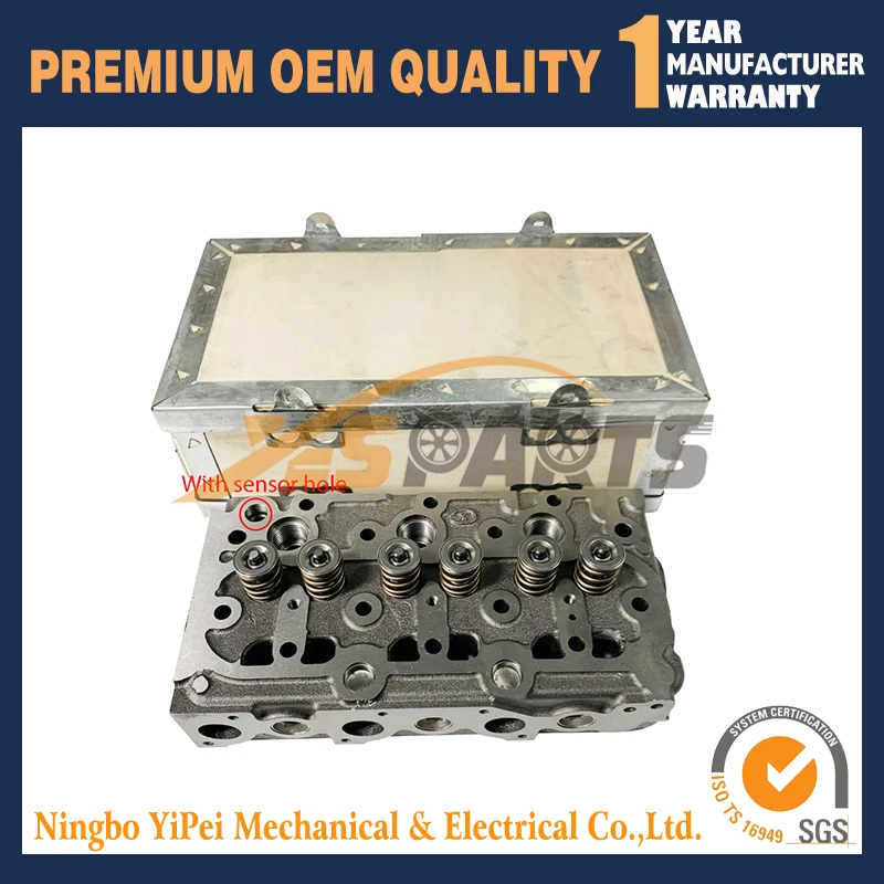 

Complete Cylinder Head Assy w Valve for Kubota Engine D950