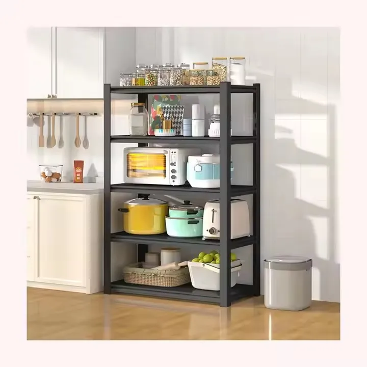 Haushalt Multi-schicht Ladung Regal Verdickt Lagerung Lagerung Regal Boden Winkel Stahl Keller Supermarkt Display Regal