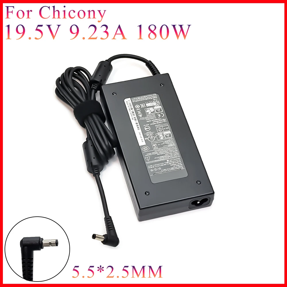 Ładowarka sieciowa 180W 19.5V 9.23A A15-180P1A do laptopów CHICONY A17-180P4A ADP-180MB K do MSI GS70 GE62 GS63 WS60