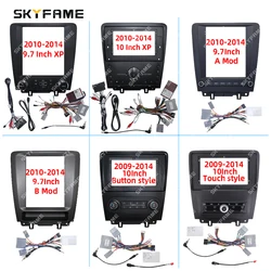 SKYFAME Car Frame Fascia Adapter Canbus Box Decoder Android Radio Dash Fitting Panel Kit For Ford Mustang