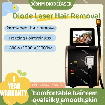 Draagbare High Power Ijskoeling Triple Laser 755 808 1064 Apparaat Diode Laser 3 Golflengte Pijnloos 808nm Ontharing Machine