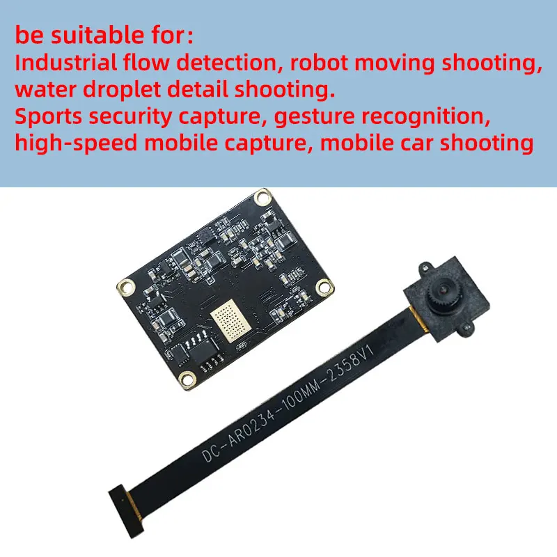 USB global shutter split camera module 1080P90 frame AR0234 industrial camera high-speed capture without driving.