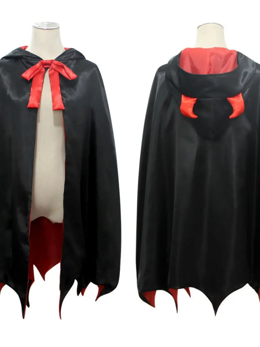 جديد لوهوين الأطفال الكبار eup زي الدعامة الأحمر بلا الوجه قبعة عباءة رداء مرحلة الأداء ملابس العرقية البوليستر