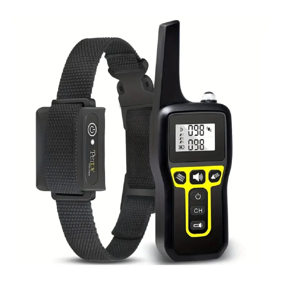 

Ошейник для лая собак, тренировочный ошейник 2800 футов, бесшовный вибрирующий ошейник для глухих собак, регулируемый водонепроницаемый перезаряжаемый ошейник для собак