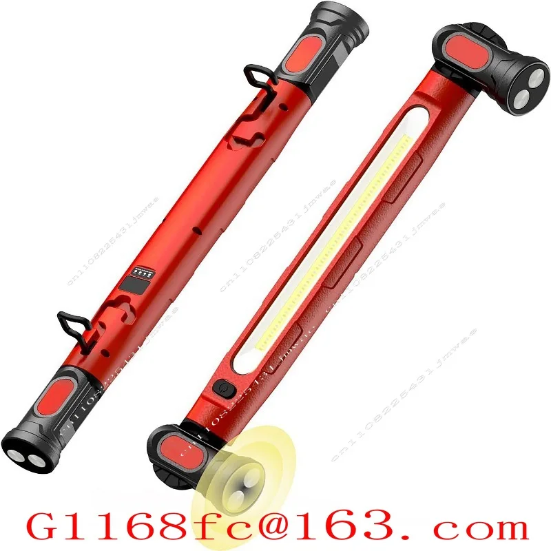 All-round Maintenance Work Light Multifunctional Magnetic Suction Rotating Long Battery Life Belt Hook Car Maintenance Light