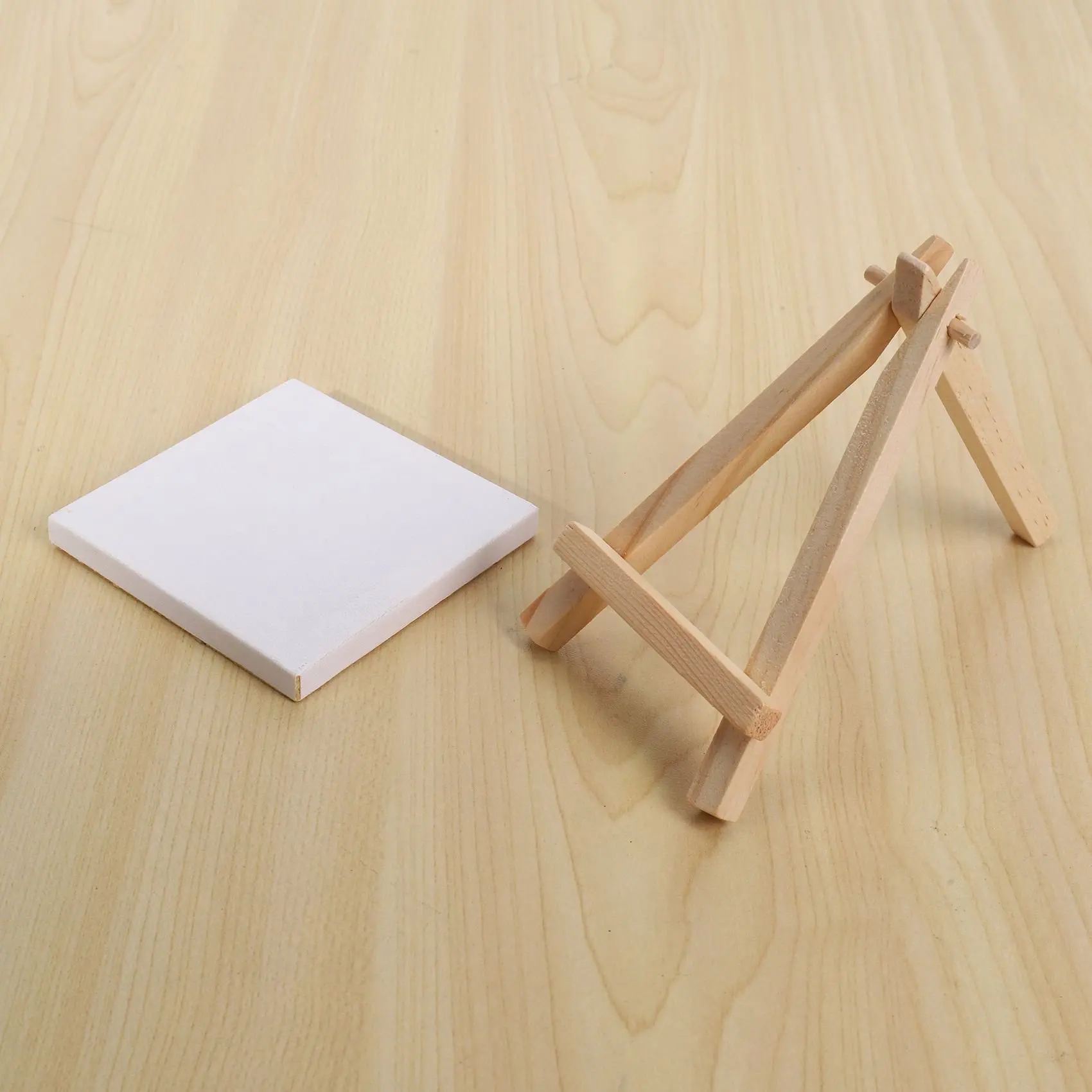 IALJ-Artists 3 Inch X3 Inch Mini Canvas & 5 Inch Mini Easel Set Painting Craft Drawing 60 Mini Canvases & 60 Mini Easels