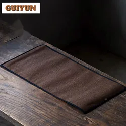 Chinese Straw Plaited Article Tea Table Mats Handmade Drink Coaster Dinner Table Cloth Mat Day Soaking Mat Chinese Tea Set Craft