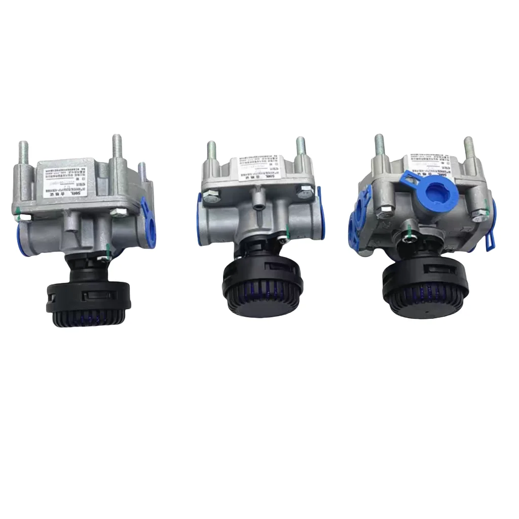Shaanxi Automobile Xuande, Aolong, Delong Trucks; Ruili brake relay valve 35180191960 DZ95259361105 Foot brake relay valve 4
