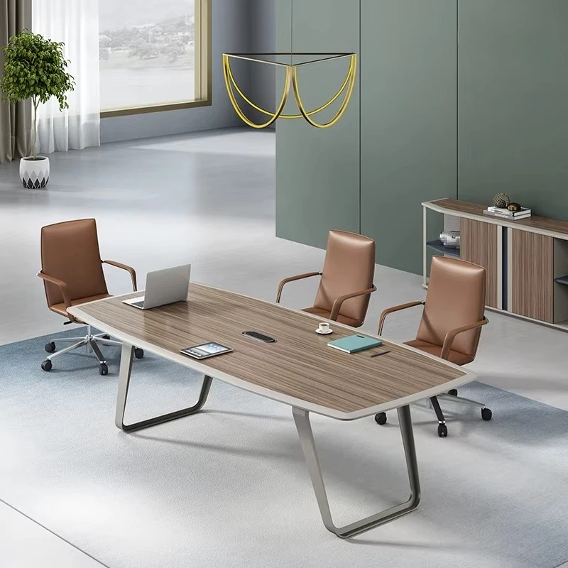 

6-10 seater modern luxury modular office furniture desk conference table and chairs