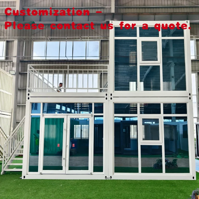 

На заказ. Роскошный складной сборный контейнер длиной 20 футов и 40 футов, сэндвич-панель, дверь, современный дизайн, многофункциональное использование, уличный отель