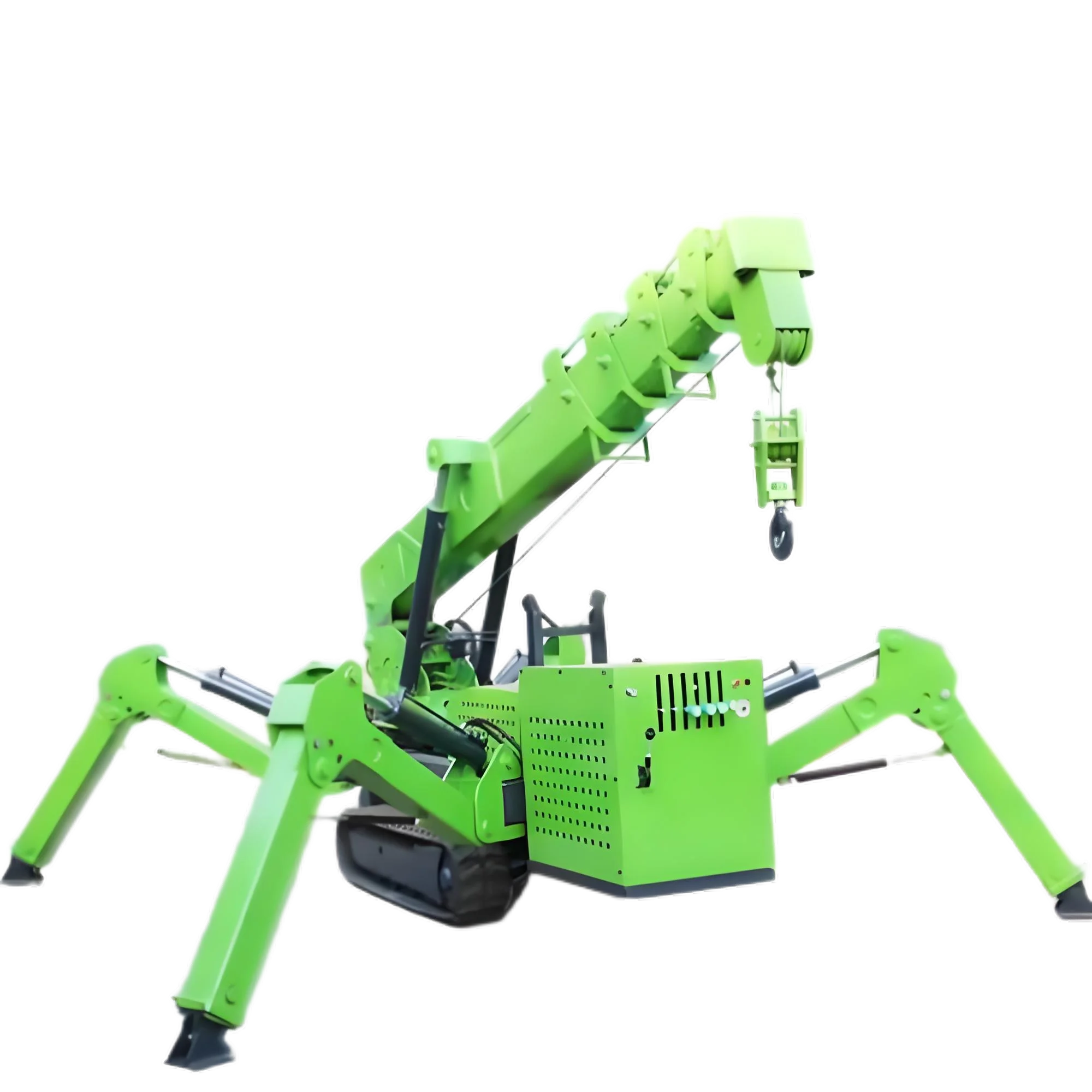 3Ton/5Ton/6Ton/8Ton/12Ton Mini Crawler Spider Crane with Quick‑Connect Hydraulics & Modular Outrigger Setup