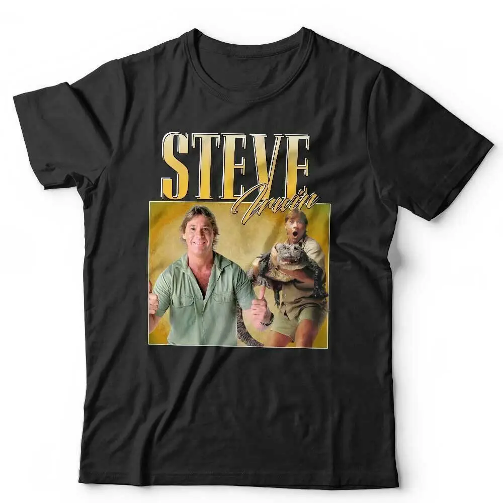 Steve Irwin Appreciation Tshirt Unisex Homage Throwback Stag Hen Do Funny