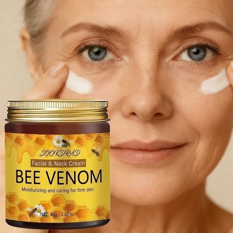 

Bee Venom Face & Neck Cream, Natural Extract, Moisturize Firm, All Skin, 80g/2.82oz, Morning Care