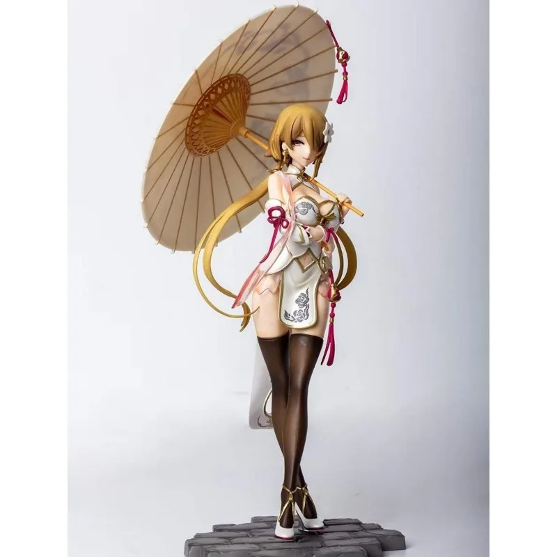 Game Honkai Impact 3 Figure Rita Rossweisse Huanxisha Cheongsam Kawaii Action Figure Model Toys Gifts Collectible Ornaments Doll