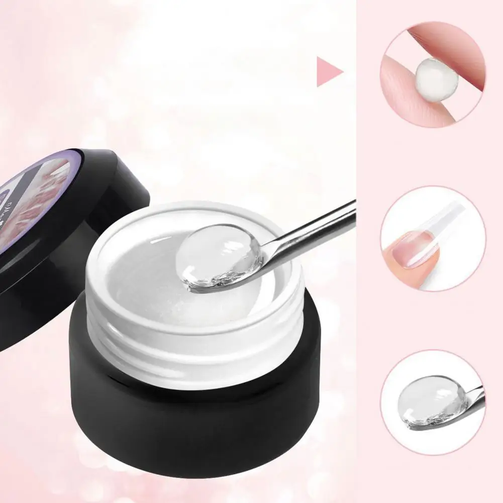 Versatile senza salviette Gel per unghie fai-da-te Manicure Colla forte appiccicosa Gel per unghie artificiale salvaspazio di manodopera Innocuo per salone di bellezza