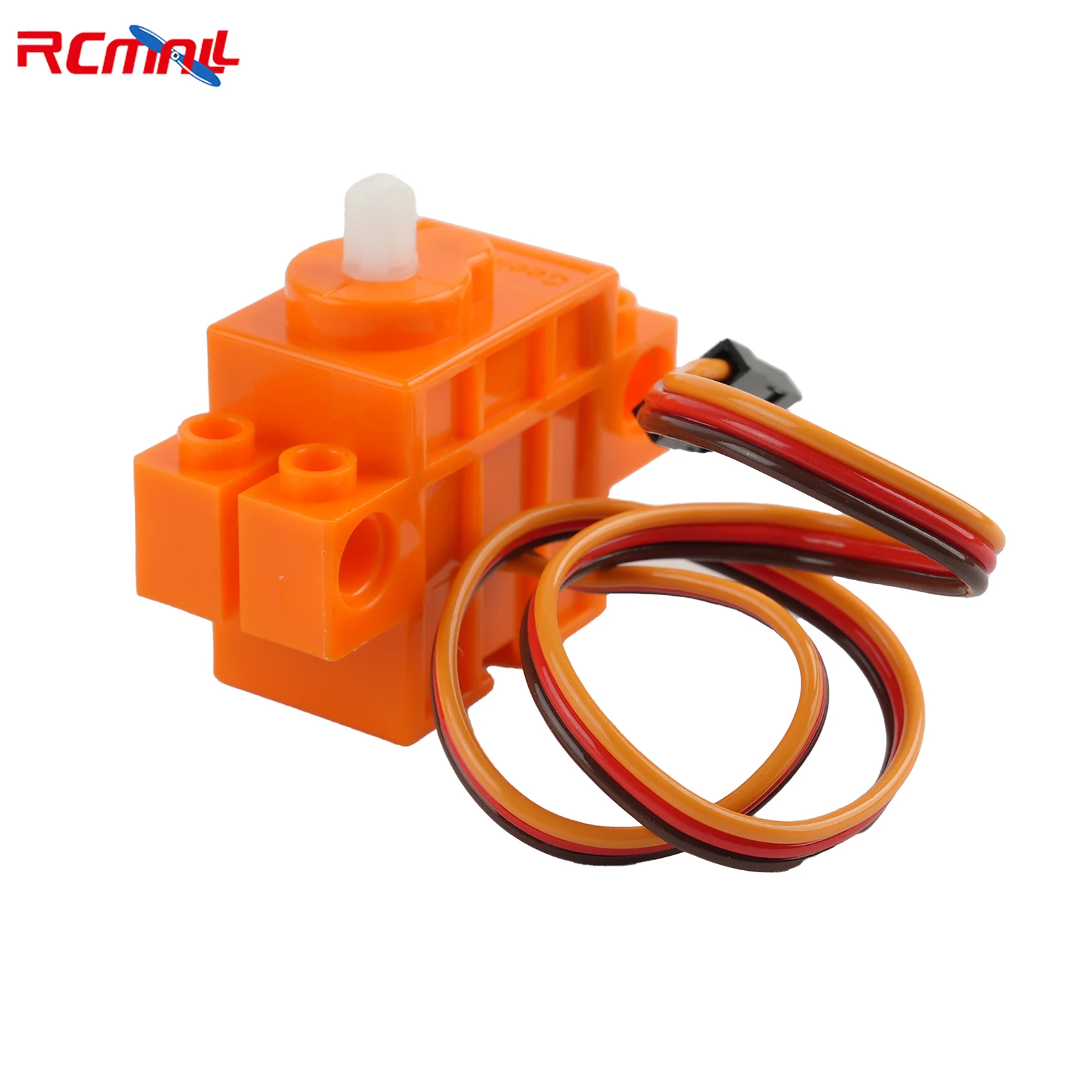 Picture 3: 4PCS 360 Degree Contiguous Rotation Programmable Geek Servos Motor Orange for Microbit Micro:bit DIY RC Robot Smart Car