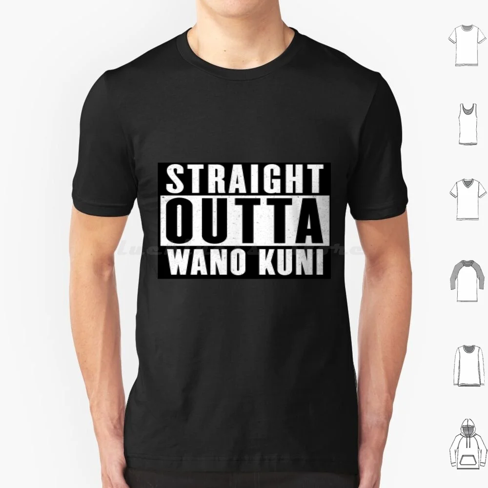 Straight Outta Wano Kuni T Shirt 6Xl Cotton Cool Tee Straight Outta Wano Kuni All Blue Straight Outta Straight Outta Anime Tv