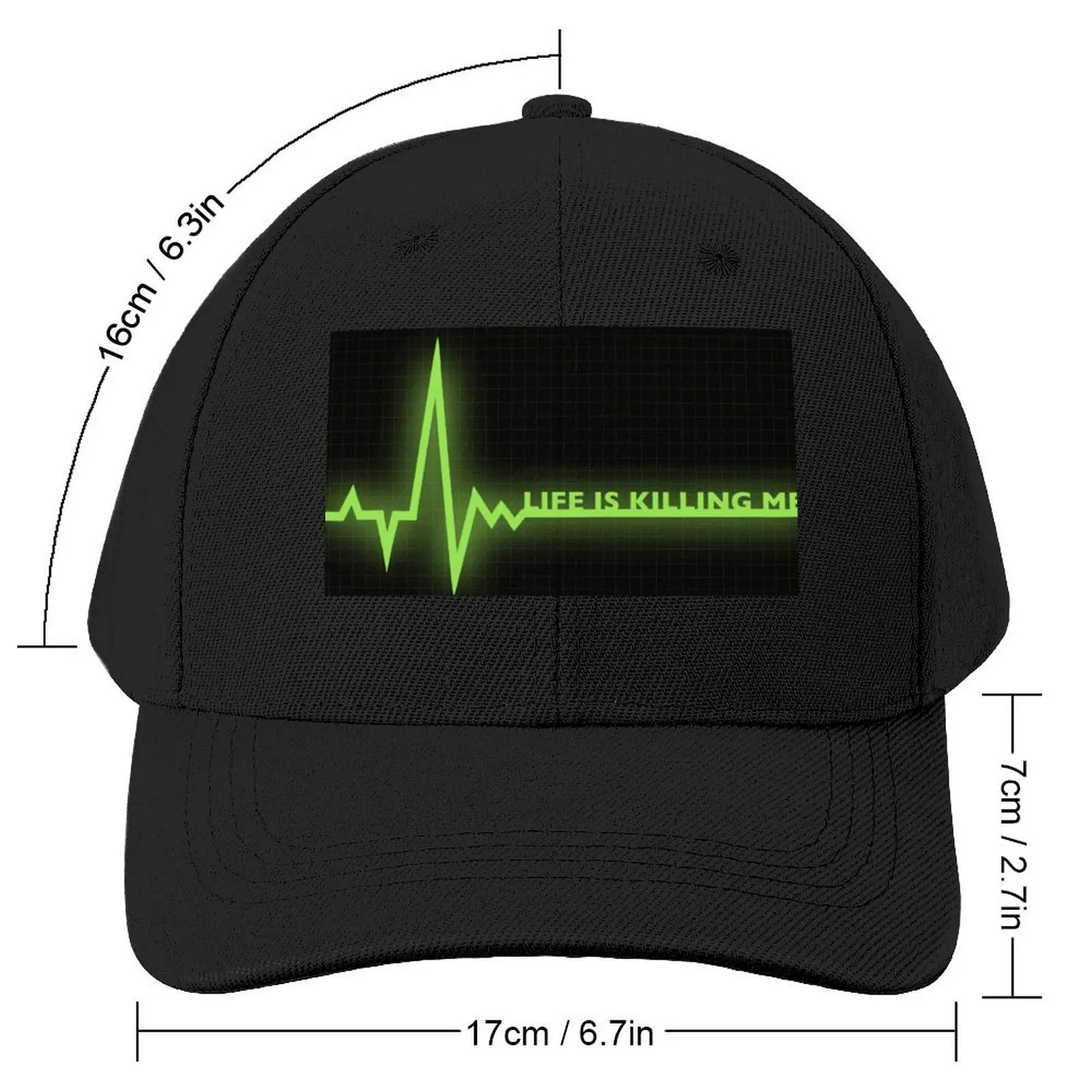 Life is killing me Baseball Cap Brand Man cap Hat Baseball Cap Hats For Men Women's