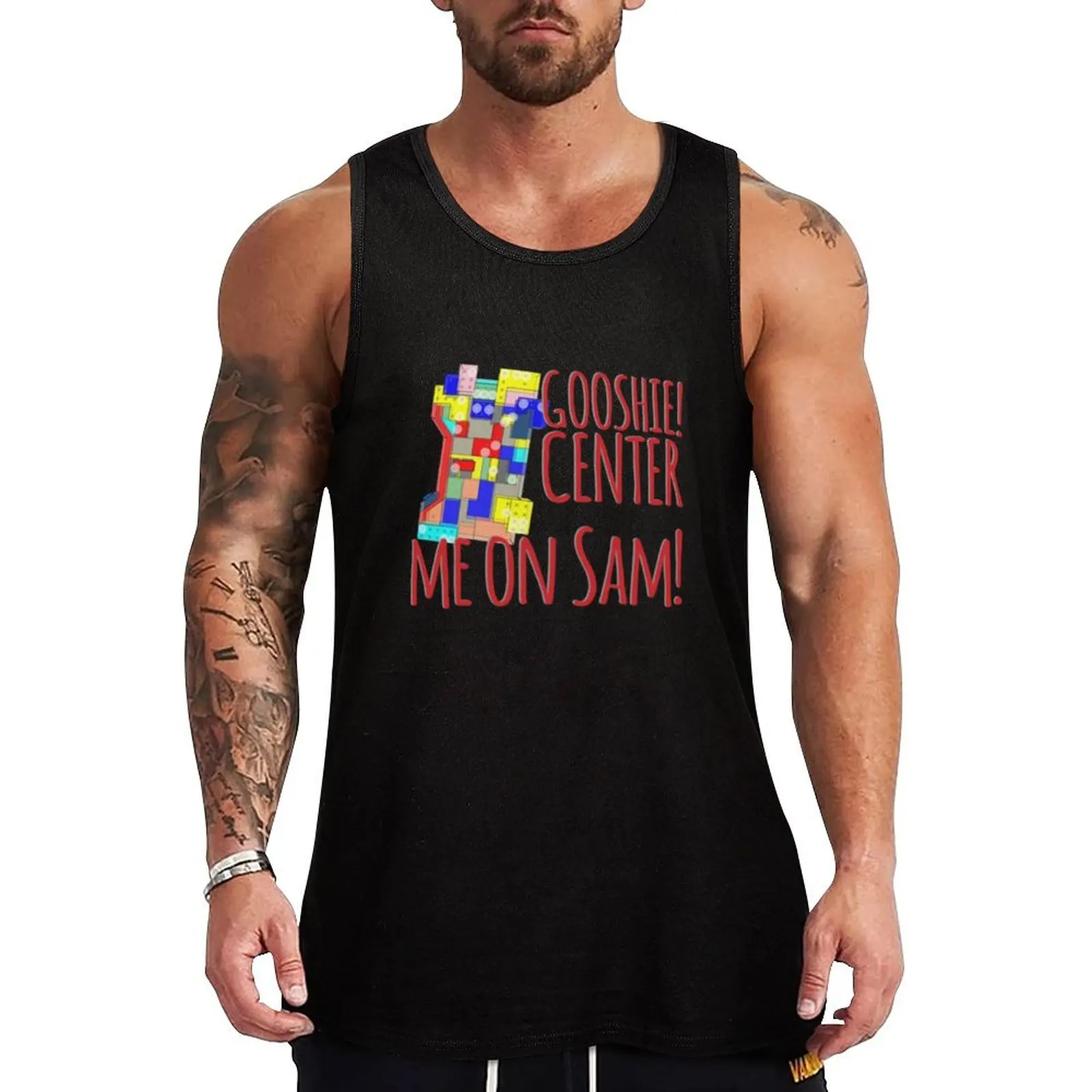 

Quantum Leap Gooshie Center me on Sam139 Tank Top Workout Running Tank Top Lightweight Breathable Wear