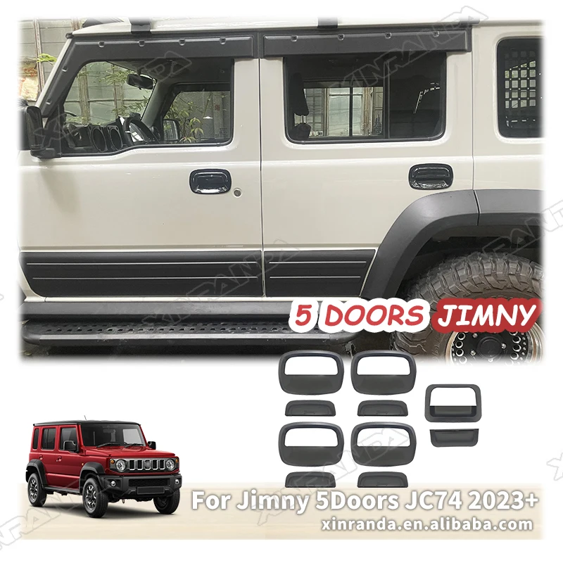 10pcs Car Door Handle Cover Side Rear Door Handle Bowl Trim Covers for Suzuki XL Jimny JC74 20232 2024 Door Handle Covers