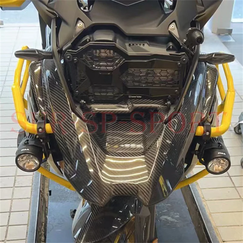 Front Nose Beak Underside Cover Cockpit Spoiler Modified Fairings for BMW R1200GS R1250GS 2017 - 2023 Pure Dry Carbon Fiber