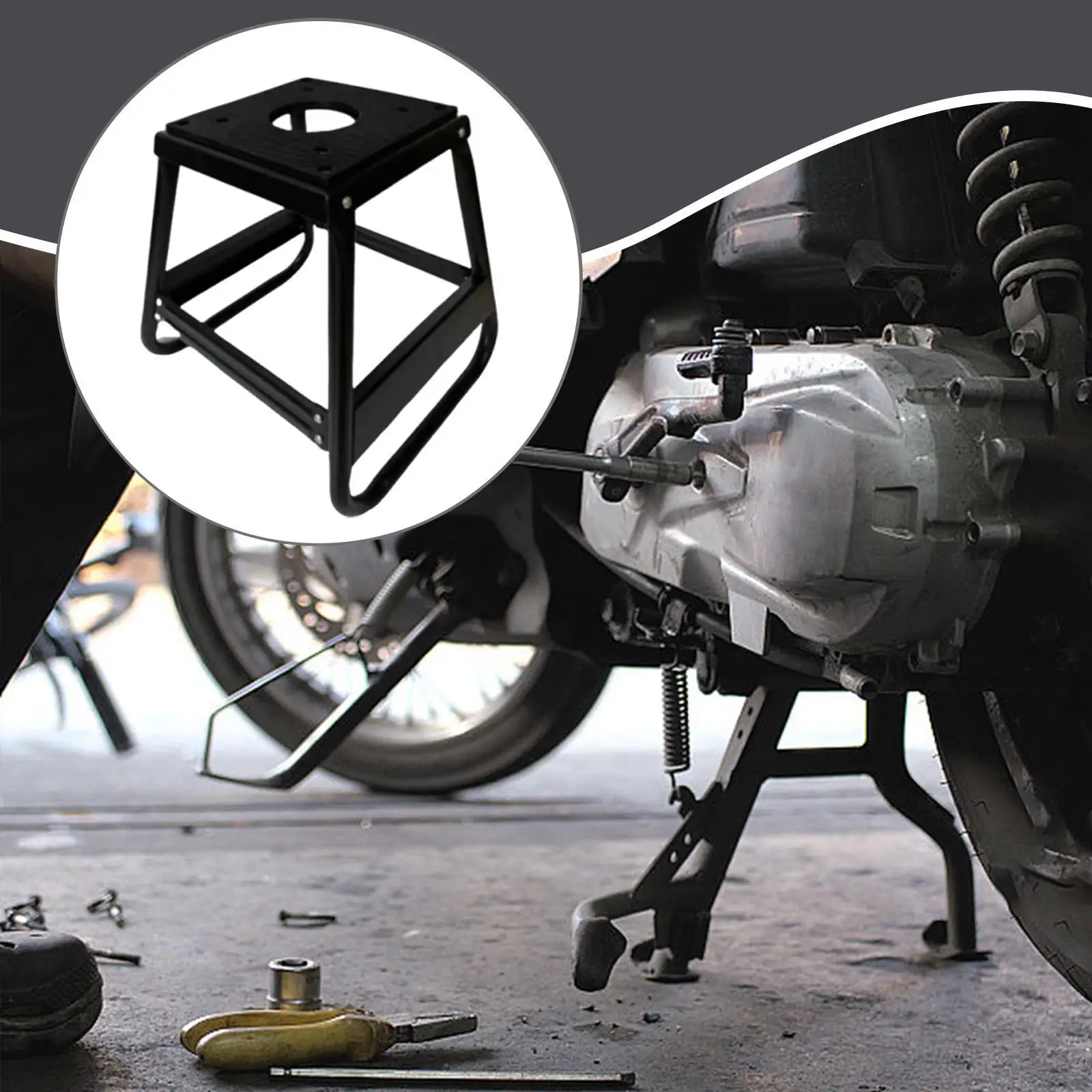 

Подставка для велосипеда для грязи, съемная ремонтная противоскользящая подставка для подъема мотоцикла для мотоциклов, спортивный гараж, магазин, грязевые велосипеды