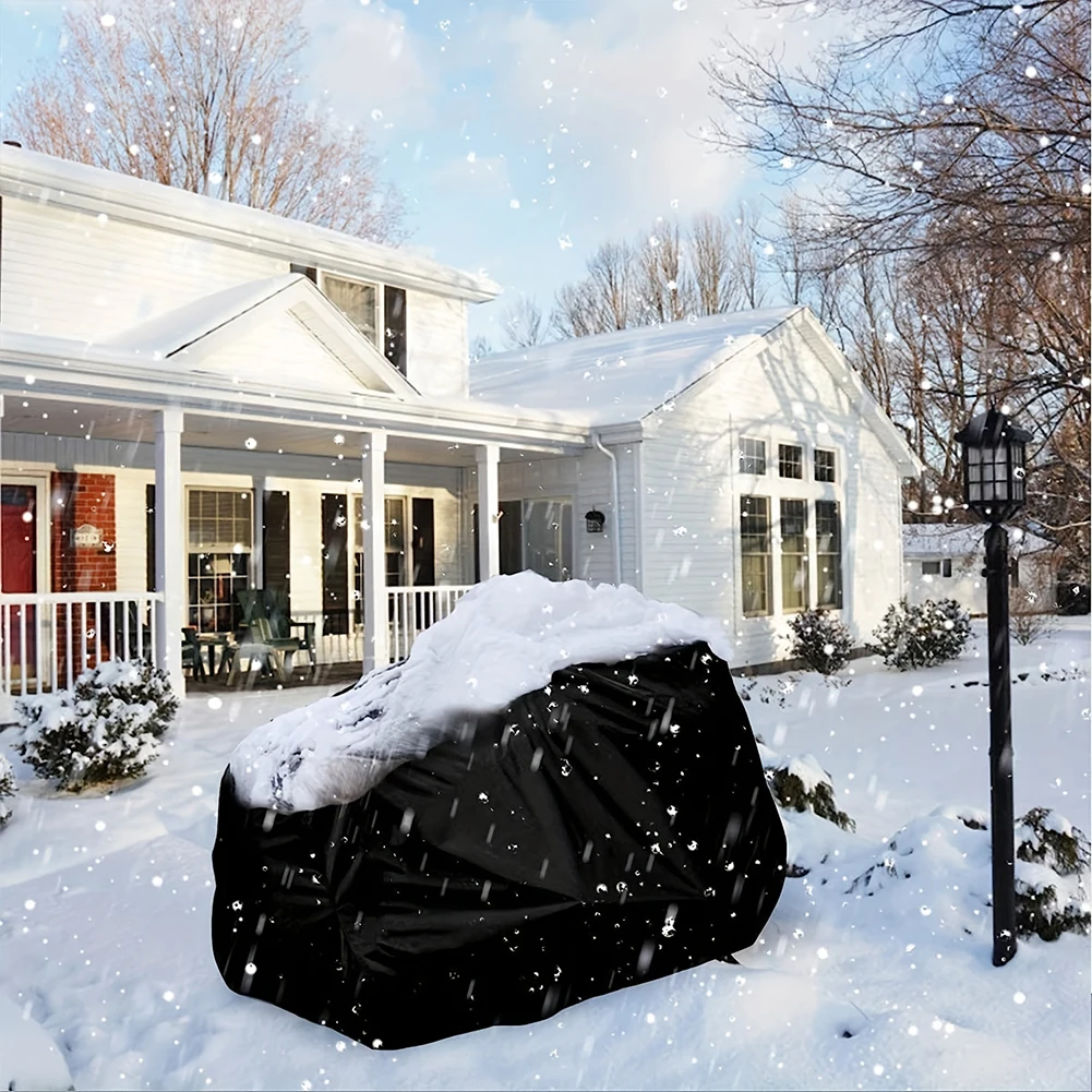 Cubierta para cortacésped, tela Oxford 210D, soplador de nieve, cubierta a prueba de polvo, cubierta protectora impermeable para muebles de exterior para jardín al aire libre