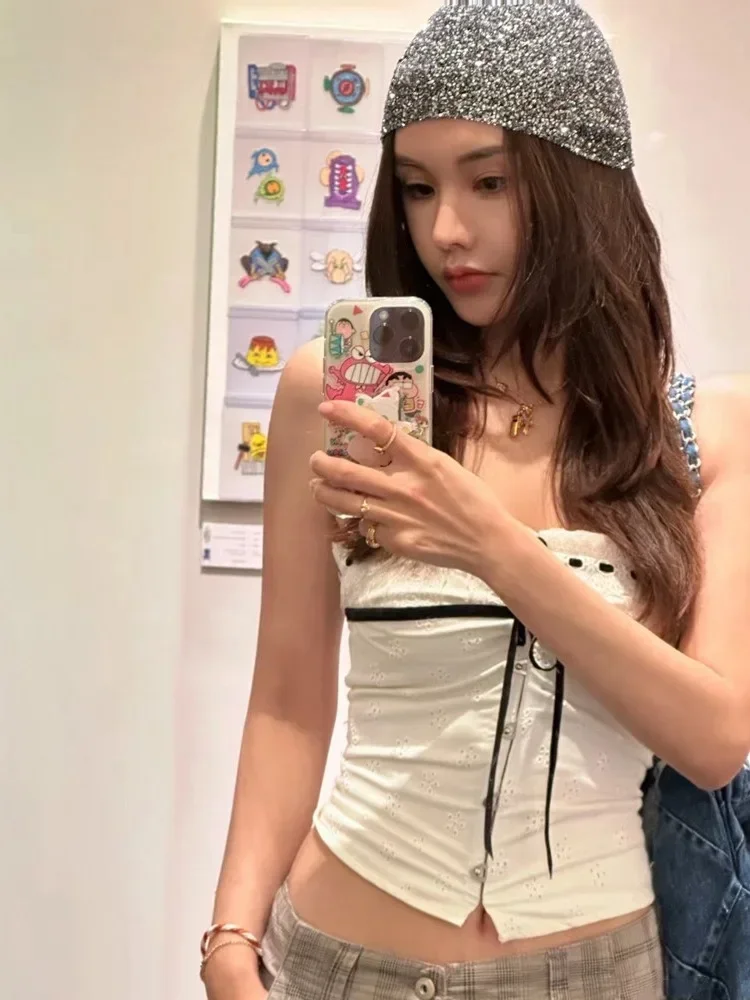 Korean Designer  Y2k Shiny Cold Cool Street Sequined Knit Hat Spring Summer  Girl Glitter Fashion Knitted Bag Head Beanie Hat