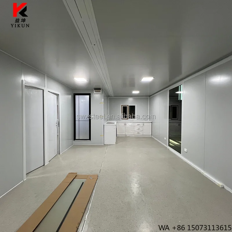 Factory Direct Double Wing Expandable Container House Modular Building for Worker Camp Office Dormitory Project Housing