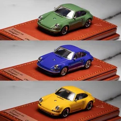 Make Up 1:64 Singer 964 Targa Series Simulation Limited Edition Resin Metal Static Car Model Toy Gift