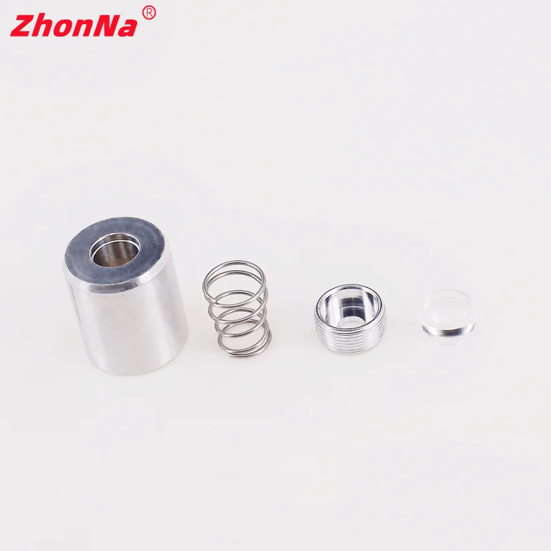 

12X15mm 5.6mm Laser Diode Housing CaseShell Spring with Metal 200nm-1100nm Collimating Lens DIY for LD Module Brass Material1pcs